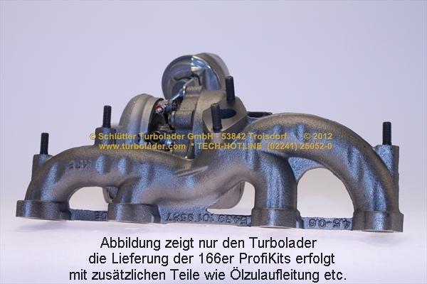 Schlütter Turbolader 166-00350 - Компресор, наддув autocars.com.ua