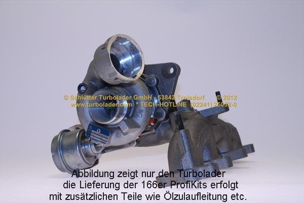 Schlütter Turbolader 166-00361EOL - Компресор, наддув autocars.com.ua