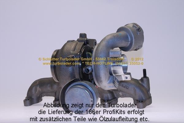 Schlütter Turbolader 166-00361EOL - Компресор, наддув autocars.com.ua