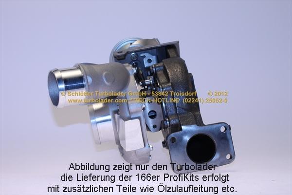 Schlütter Turbolader 166-00395 - Компресор, наддув autocars.com.ua