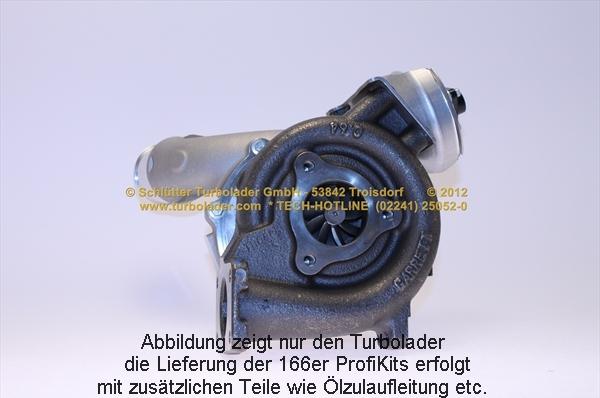 Schlütter Turbolader 166-00395 - Компресор, наддув autocars.com.ua