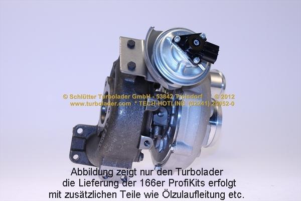 Schlütter Turbolader 166-00395 - Компресор, наддув autocars.com.ua