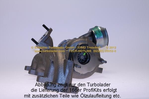 Schlütter Turbolader 166-00420 - Компресор, наддув autocars.com.ua