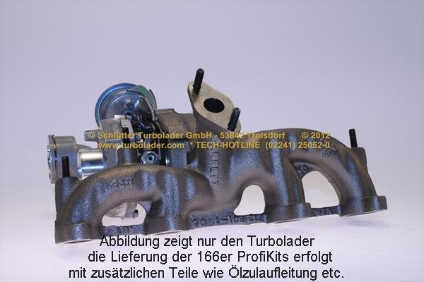 Schlütter Turbolader 166-00420 - Компресор, наддув autocars.com.ua