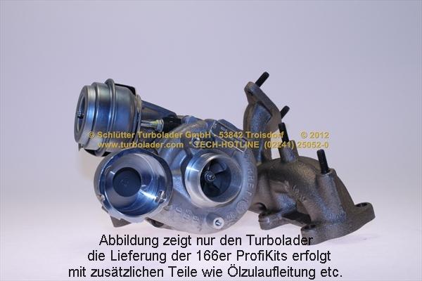 Schlütter Turbolader 166-00420 - Компресор, наддув autocars.com.ua