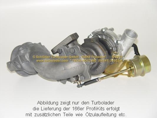 Schlütter Turbolader 166-00450 - Турбина, компрессор autodnr.net