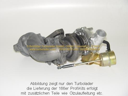 Schlütter Turbolader 166-00450 - Турбина, компрессор autodnr.net