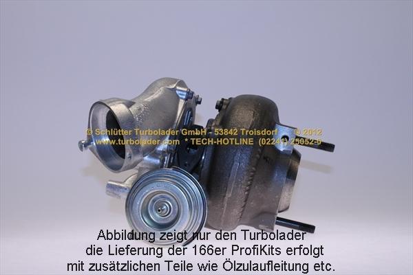 Schlütter Turbolader 166-00456 D - Компресор, наддув autocars.com.ua