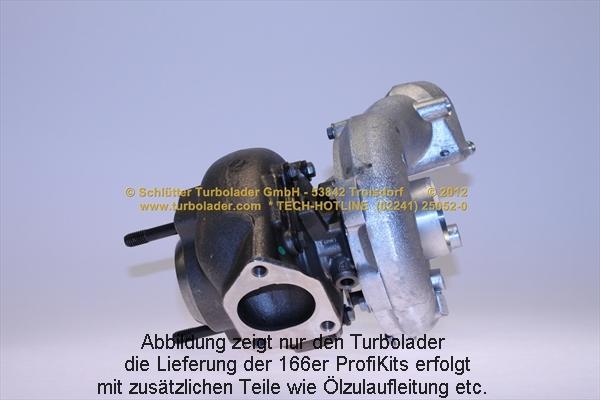 Schlütter Turbolader 166-00456 D - Компресор, наддув autocars.com.ua