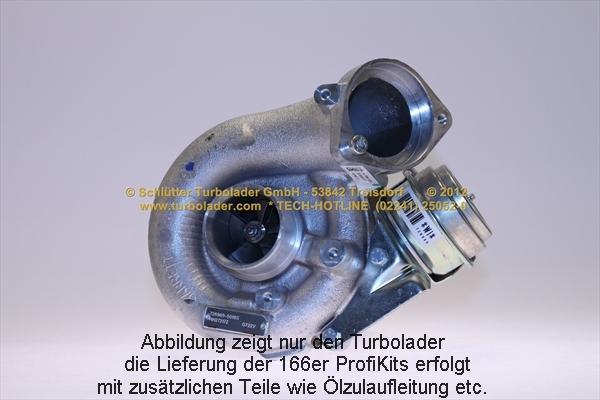 Schlütter Turbolader 166-00456EOL D - Компресор, наддув autocars.com.ua