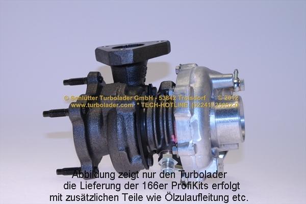 Schlütter Turbolader 166-00480 - Турбина, компрессор autodnr.net