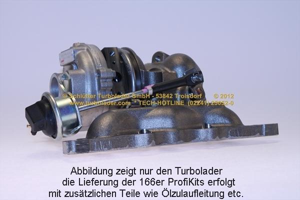 Schlütter Turbolader 166-00485 - Компресор, наддув autocars.com.ua