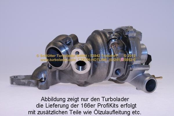 Schlütter Turbolader 166-00485 - Компресор, наддув autocars.com.ua