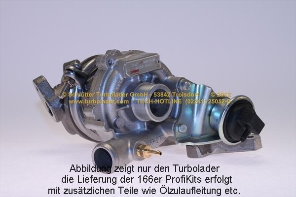 Schlütter Turbolader 166-00485 - Компресор, наддув autocars.com.ua