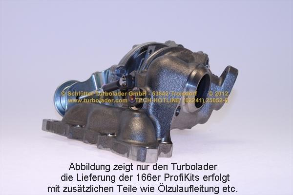 Schlütter Turbolader 166-00485 - Компресор, наддув autocars.com.ua