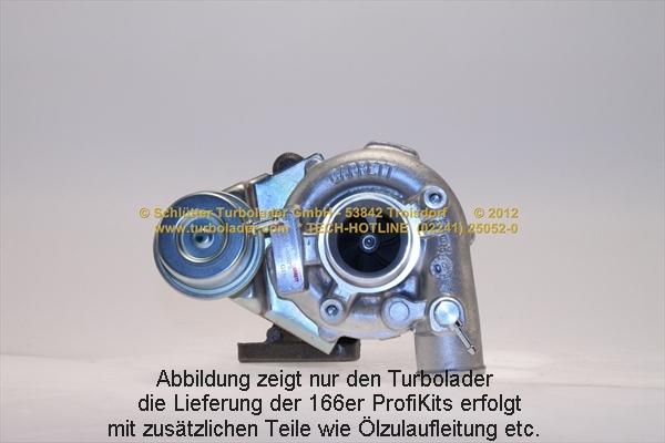 Schlütter Turbolader 166-00510 - Компресор, наддув autocars.com.ua