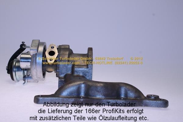 Schlütter Turbolader 166-00515 - Компресор, наддув autocars.com.ua