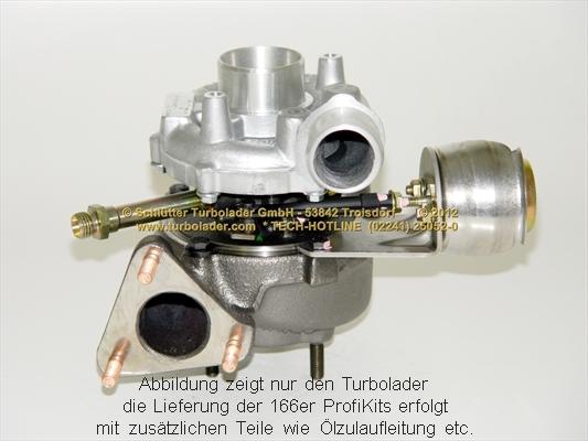 Schlütter Turbolader 166-00550 - Компресор, наддув autocars.com.ua