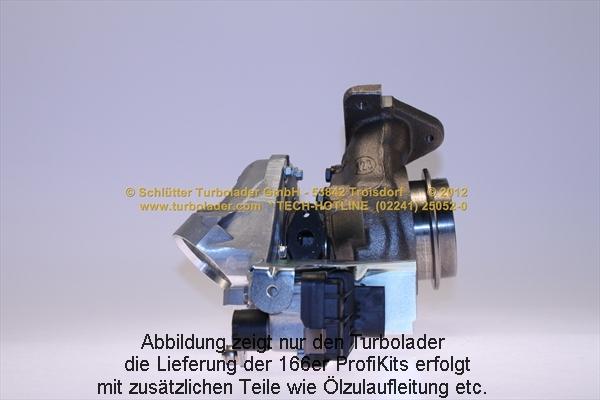 Schlütter Turbolader 166-00555EOL - Компресор, наддув autocars.com.ua