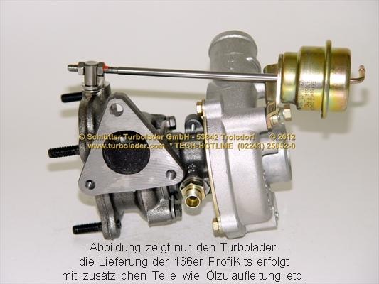 Schlütter Turbolader 166-00580 - Компресор, наддув autocars.com.ua