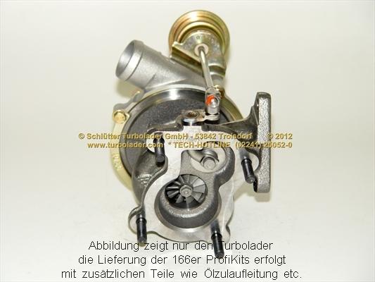 Schlütter Turbolader 166-00580 - Компресор, наддув autocars.com.ua