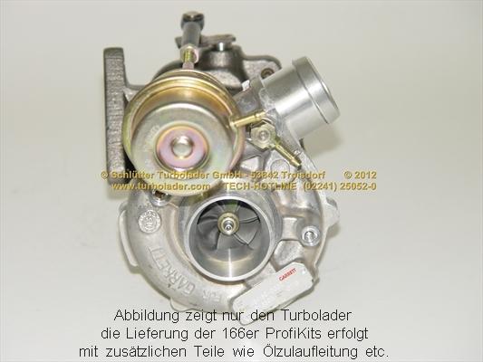 Schlütter Turbolader 166-00580 - Компресор, наддув autocars.com.ua