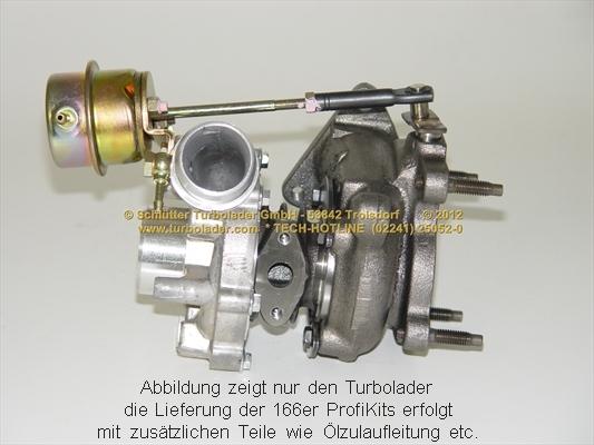 Schlütter Turbolader 166-00580 - Компресор, наддув autocars.com.ua