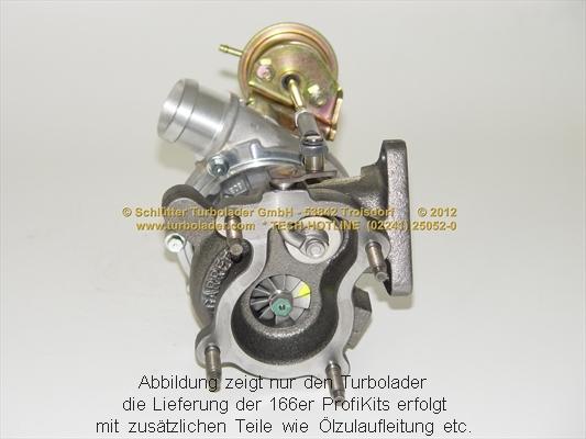 Schlütter Turbolader 166-00580 - Компресор, наддув autocars.com.ua