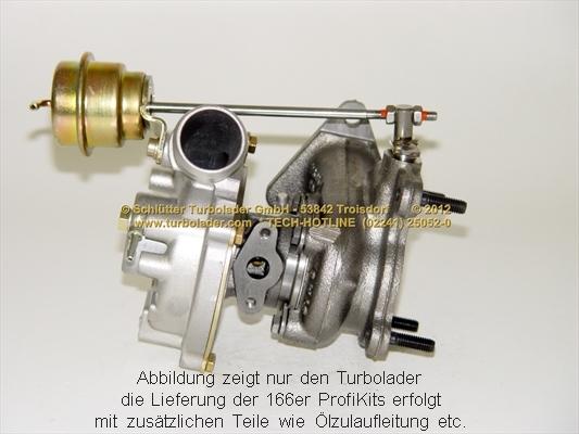 Schlütter Turbolader 166-00580 - Компресор, наддув autocars.com.ua