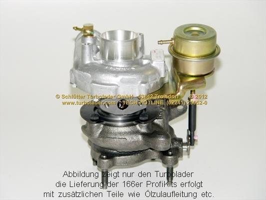 Schlütter Turbolader 166-00610EOL - Компресор, наддув autocars.com.ua