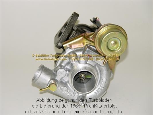 Schlütter Turbolader 166-00610 - Компресор, наддув autocars.com.ua