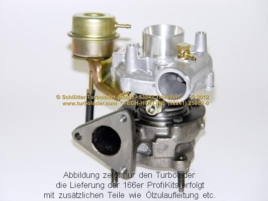 Schlütter Turbolader 166-00610 - Компресор, наддув autocars.com.ua