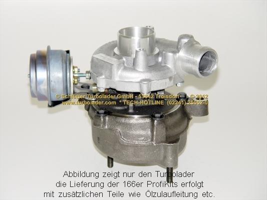 Schlütter Turbolader 166-00640 - Турбина, компрессор autodnr.net