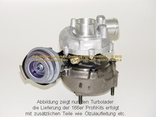 Schlütter Turbolader 166-00620 - Турбина, компрессор autodnr.net