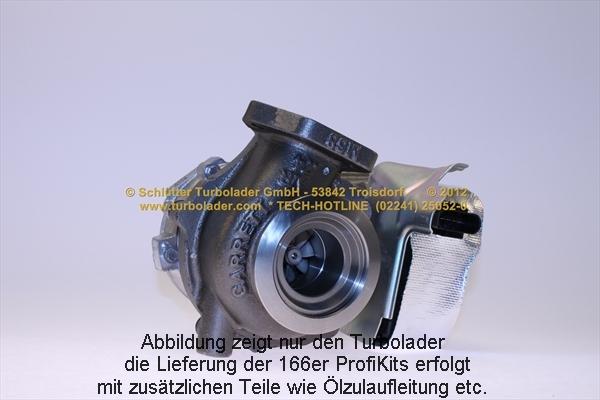 Schlütter Turbolader 166-00625 - Компресор, наддув autocars.com.ua