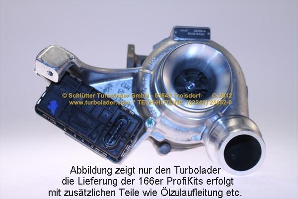 Schlütter Turbolader 166-00920 - Компресор, наддув autocars.com.ua