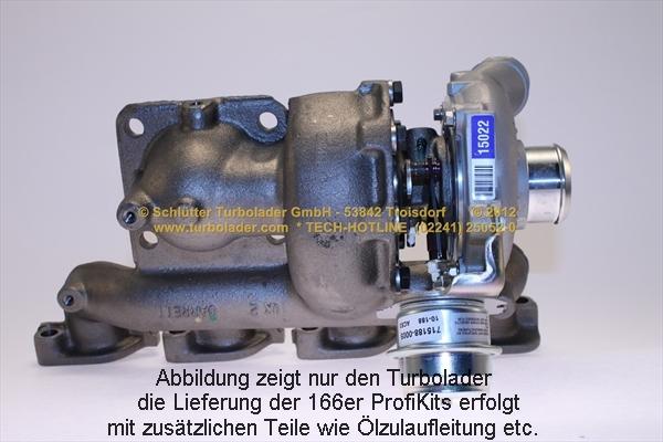 Schlütter Turbolader 166-00730 - Компресор, наддув autocars.com.ua