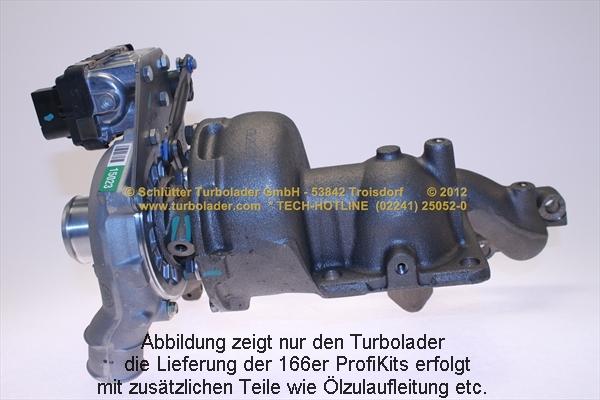 Schlütter Turbolader 166-00735EOL - Компресор, наддув autocars.com.ua