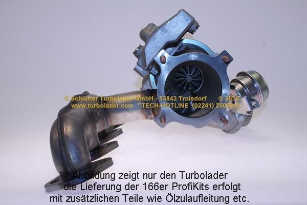 Schlütter Turbolader 166-00750 - Компресор, наддув autocars.com.ua