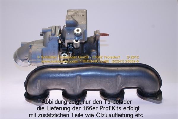 Schlütter Turbolader 166-00750 - Компресор, наддув autocars.com.ua