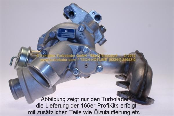 Schlütter Turbolader 166-00750 - Компресор, наддув autocars.com.ua