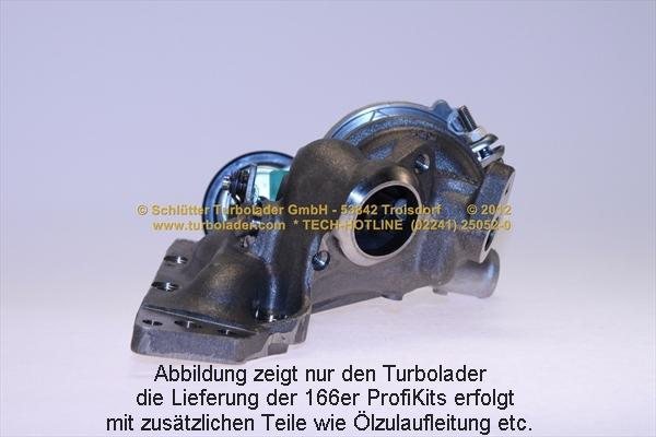 Schlütter Turbolader 166-00775 - Компресор, наддув autocars.com.ua