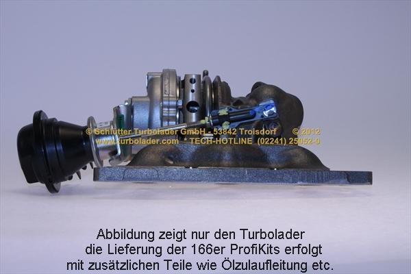 Schlütter Turbolader 166-00775 - Компресор, наддув autocars.com.ua