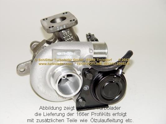 Schlütter Turbolader 166-00805 - Турбина, компрессор autodnr.net