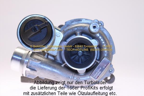 Schlütter Turbolader 166-00820 - Компресор, наддув autocars.com.ua