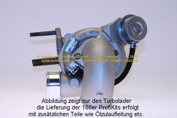 Schlütter Turbolader 166-00835 - Компресор, наддув autocars.com.ua