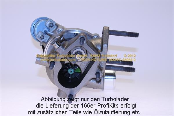 Schlütter Turbolader 166-00835 - Компресор, наддув autocars.com.ua