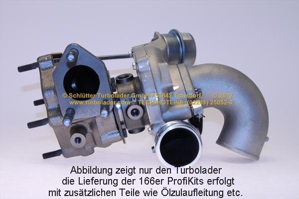 Schlütter Turbolader 166-00835 - Компресор, наддув autocars.com.ua