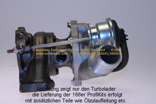 Schlütter Turbolader 166-00855 - Компресор, наддув autocars.com.ua