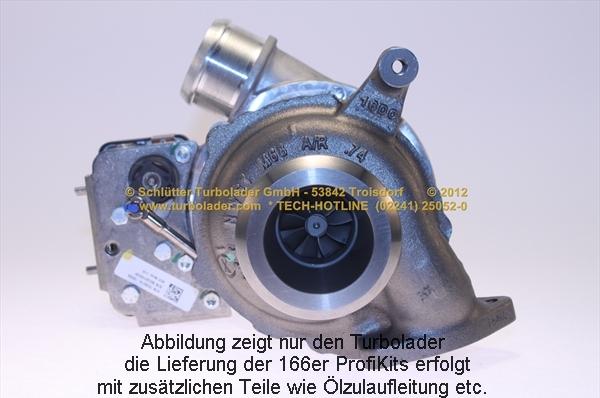 Schlütter Turbolader 166-00860EOL - Компресор, наддув autocars.com.ua